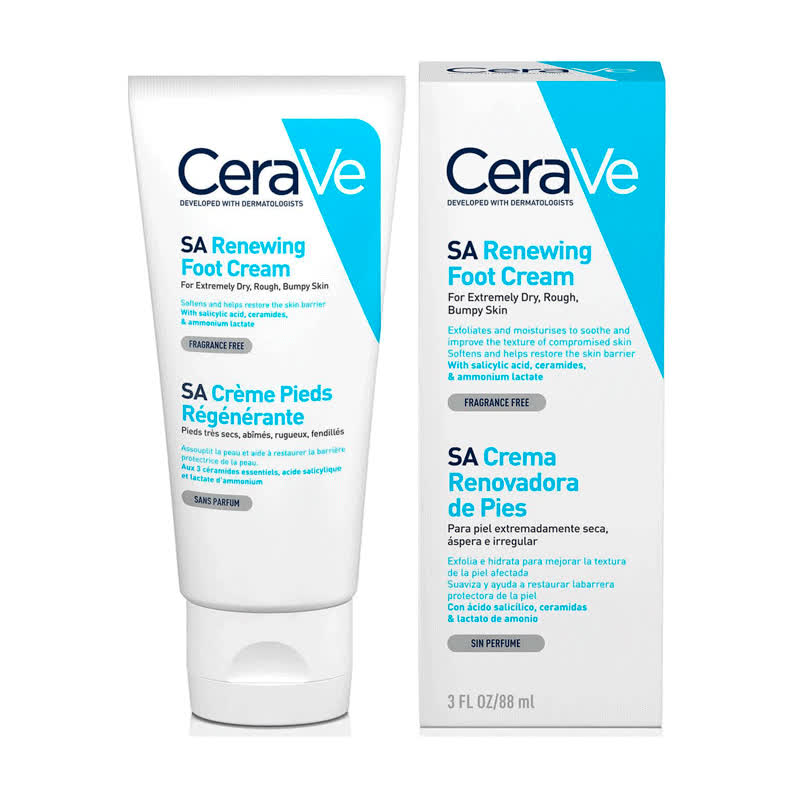 CeraVe SA Renewing Foot Cream